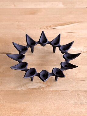 Vintage Dansk Cast Iron Candle Holder by Jens Quistgaard